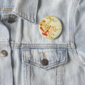 Tweeling Tweelingen Constellatie Urania's Mirror Ronde Button 5,7 Cm (In situ)