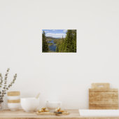 Tweeling van de meren in Mammoth Poster (Keuken)