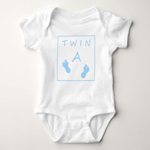 Tweeling van een baby romper