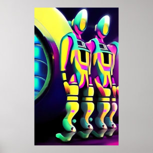 Tweeling van Meta-Evil Ken Gage Surrealisme Poster