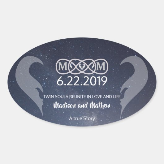 Tweeling Vlam Stickers (Voorkant)