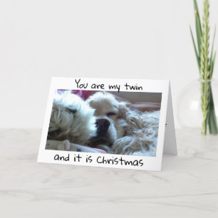 ***TWEELING*** WENSTE BESTE KERST OOIT KAART