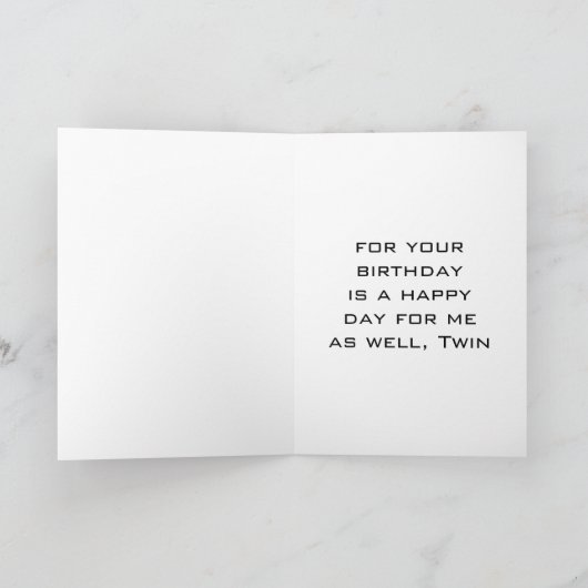 TWEELINGBALLERINA EN IK DANSEN VOOR JOY-BIRTHDAY KAART (Binnen)