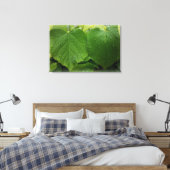 tweelingblad canvas afdruk (Insitu (Slaapkamer))