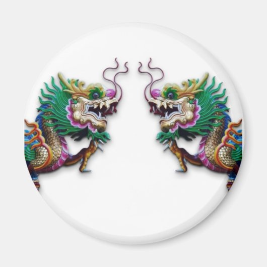 Tweelingdragons Magneet (Voorkant)