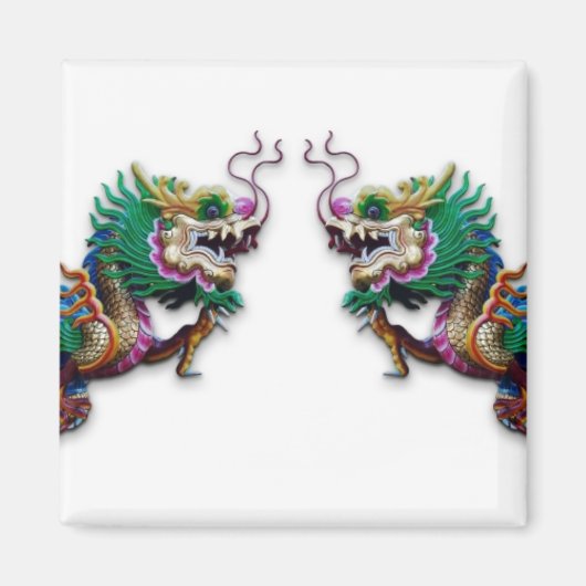 Tweelingdragons Magneet (Voorkant)