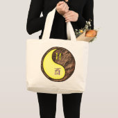 Tweelingen & Aarde Haan Grote Tote Bag (Voorkant (product))