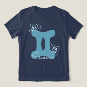Tweelingen astrologie geboorte teken zodiac vlinde Tri-Blend shirt