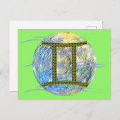 Tweelingen Briefkaart (Voorkant / Achterkant)