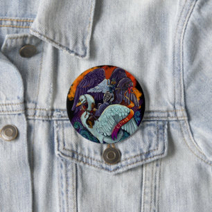 Tweelingen~dierenriem Ronde Button 7,6 Cm