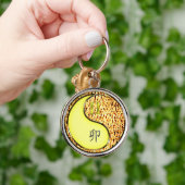 Tweelingen en vuurkonijn sleutelhanger (Hand)