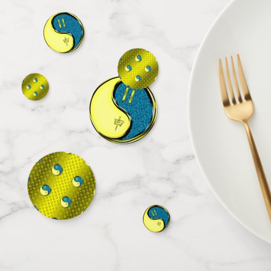 Tweelingen en wateraap confetti (Groep)