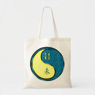 Tweelingen en watergeit tote bag