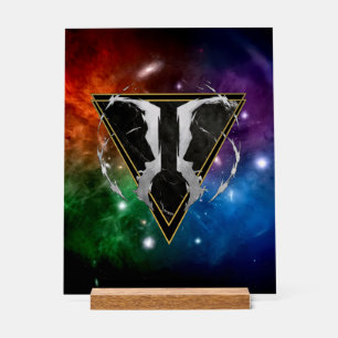 Tweelingen Galaxy Dierenriem Acryl Bord