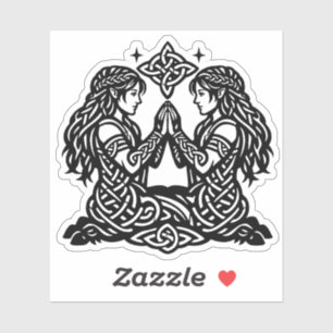 Tweelingen — Geheime Inkt Zodiac Tweeling Sticker