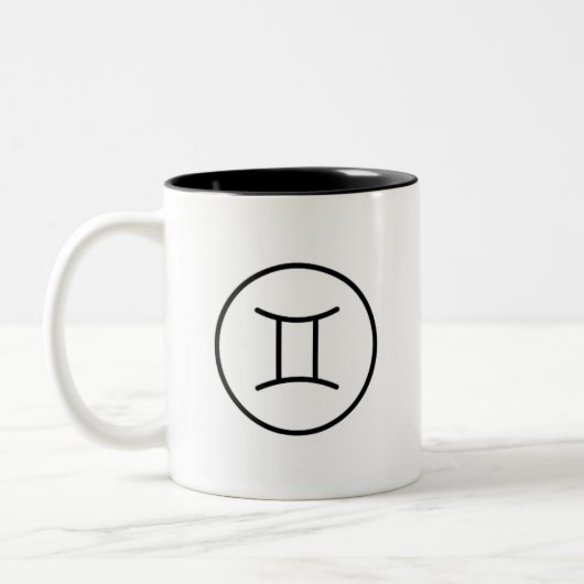 Tweelingen Horoscoop Zodiac Sign Mok (Links)