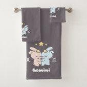 Tweelingen knuffels - Zodiac Harmony Bad Handdoek (Insitu)