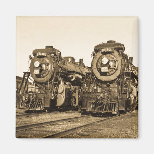 Tweelingen locomotieven magneet