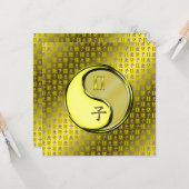 Tweelingen & Metalen Rat Kaart (Voorkant / Achterkant in situ)