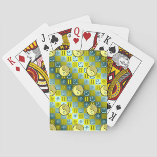 Tweelingen & Metalen Slang Pokerkaarten