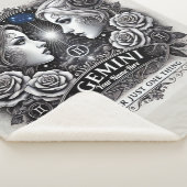 Tweelingen "Never Just One Thing" Sherpa Blanket Sherpa Deken (3/4)