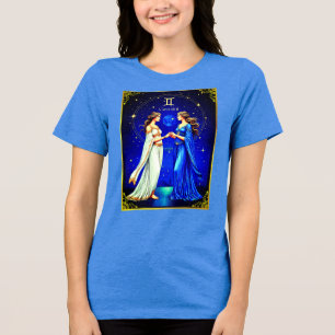 Tweelingen onder een sterrenhemel Tri-Blend shirt