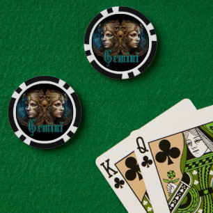 Tweelingen Sterrenbeeld Poker Chips