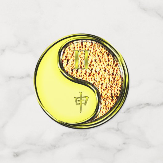 Tweelingen & Vuuraap Confetti (Kleine voorkant)