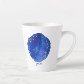 Tweelingen Waterverf Nacht Sky Constellation Zodia Latte Mok (Rechts)