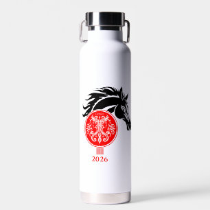 Tweelingen x Jaar van het Paard 2026 Waterfles