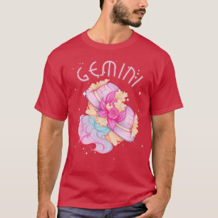 Tweelingen Zodiac Horoscoop Teken Verjaardag Tarot T-shirt