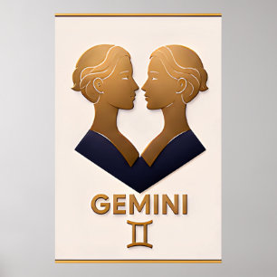 Tweelingen Zodiacale Decoratie Astrologie Cadeau