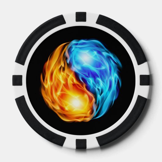 Tweelingflames Pokerchips (Voorkant)