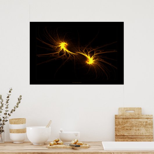 Tweelingflames Poster (Keuken)