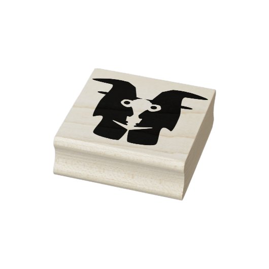 tweelingheks kunststempel 	rubberstempel (Stempel)