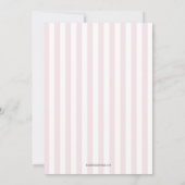 Tweelingmeisjes eerste uitnodiging (Achterkant)