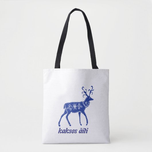 Tweelingmoeder in Finse Canvas tas (Voorkant)