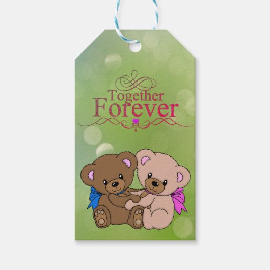 tweelingpanda Gift Label Cadeaulabel (Voorkant)