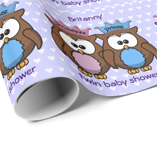 tweeluinprinses en prins cadeaupapier (Rol Hoek)