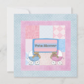 Tweemaal Baby shower Kaart (Voorkant)