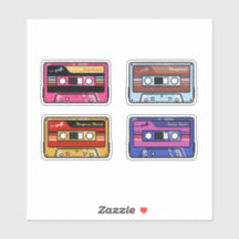 TWEEMAAL Cassettebandjes Sticker Pack ver.4