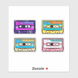 TWEEMAAL Cassettebandjes Sticker Pack ver.6