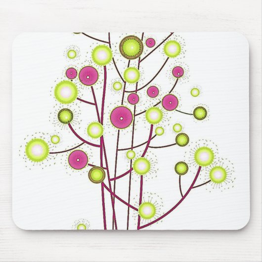 tweemaal de groene boom muismat (Voorkant)