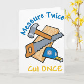 Tweemaal meten kaart (Gele Bloem)