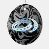 Tweemaal Mobiele Strips Keramisch Ornament (Links)