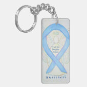 Tweemaal tot tweemaal Transfusie Syndroom Ribbon S Sleutelhanger (Voorkant Links)