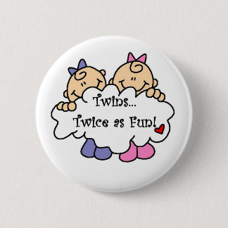 Tweemaal zoveel als Fun Ronde Button 5,7 Cm
