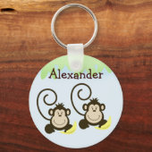 TWEEMAANDEN GEKKE GELD VOOR VOORDEEL of naamlabel Sleutelhanger (Voorkant)