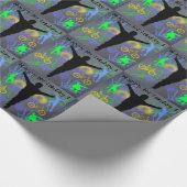 Tween Boy's Birthday Party Wrapping Paper Cadeaupapier (Hoek)