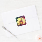 Tween Gerbera Daisy stickers jaune (Enveloppe)